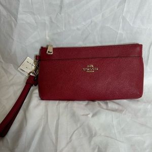 Coach Red Wristlet NWT